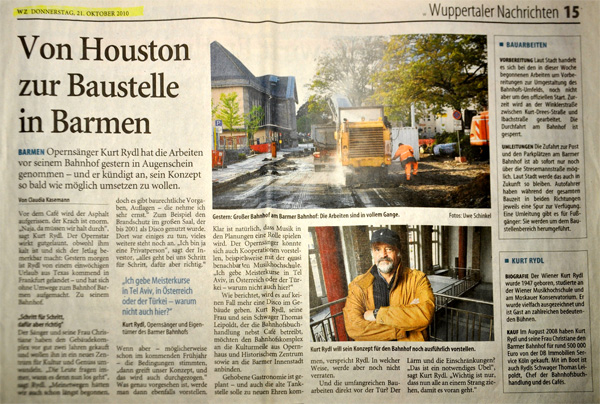 Wuppertaler Zeitung, 21.10.2010